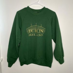 Celtic Creations green Dublin Ireland crewneck